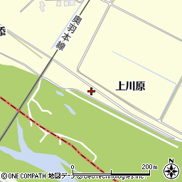 秋田県横手市十文字町佐賀会八木境周辺の地図
