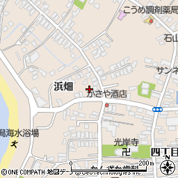 秋田県にかほ市象潟町浜畑4周辺の地図