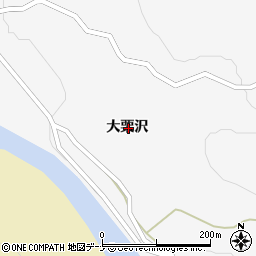 秋田県由利本荘市鳥海町栗沢大栗沢周辺の地図