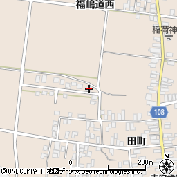 秋田県横手市増田町増田田町169周辺の地図
