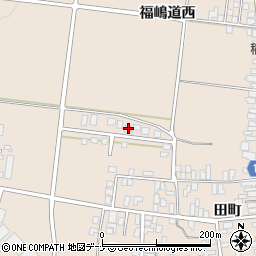 秋田県横手市増田町増田田町166周辺の地図