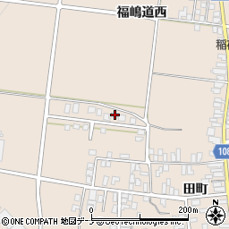 秋田県横手市増田町増田田町167周辺の地図