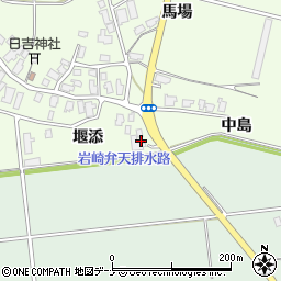 秋田県湯沢市角間堰添周辺の地図