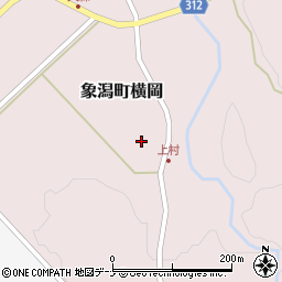 秋田県にかほ市象潟町横岡堤根周辺の地図