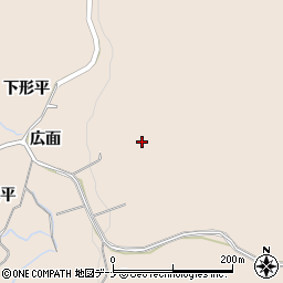 秋田県にかほ市象潟町広面周辺の地図
