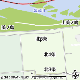 秋田県湯沢市岩崎北５条周辺の地図