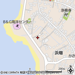 秋田県にかほ市象潟町二丁目塩越273-6周辺の地図