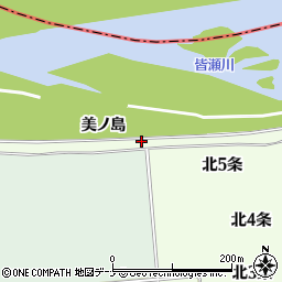 秋田県湯沢市角間美ノ島周辺の地図