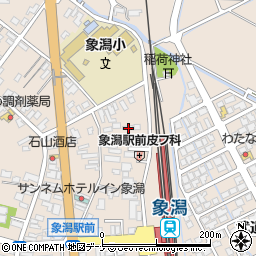 秋田県にかほ市象潟町家ノ後10周辺の地図