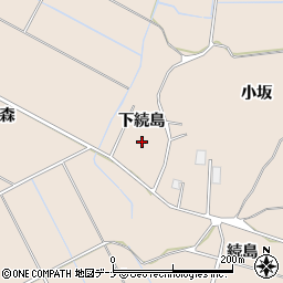秋田県にかほ市象潟町下続島周辺の地図