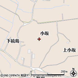 秋田県にかほ市象潟町小坂周辺の地図