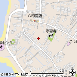 秋田県にかほ市象潟町二丁目塩越115周辺の地図