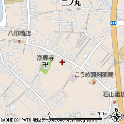 秋田県にかほ市象潟町二丁目塩越41周辺の地図