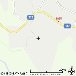 秋田県にかほ市伊勢居地下山周辺の地図
