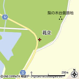 秋田県由利本荘市矢島町城内花立周辺の地図