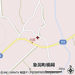 秋田県にかほ市象潟町横岡大森7周辺の地図