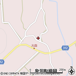 秋田県にかほ市象潟町横岡大森27周辺の地図