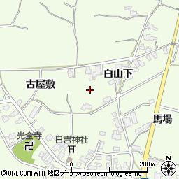 秋田県湯沢市角間周辺の地図