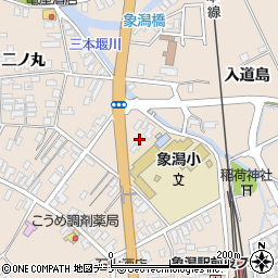 秋田県にかほ市象潟町妙見下周辺の地図