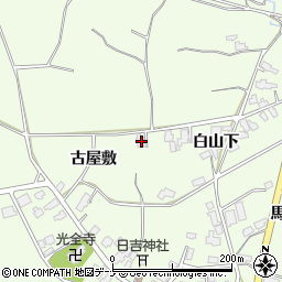 秋田県湯沢市角間白山下62周辺の地図