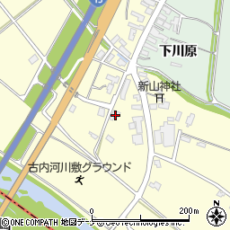 秋田県横手市十文字町佐賀会石川原17周辺の地図