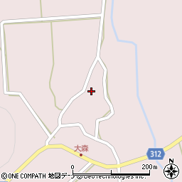 秋田県にかほ市象潟町横岡家の後周辺の地図