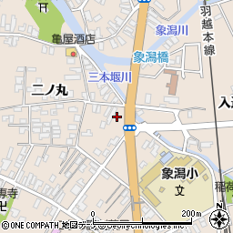 秋田県にかほ市象潟町妙見下40周辺の地図