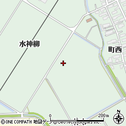 秋田県横手市十文字町仁井田朴木周辺の地図