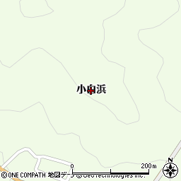 岩手県釜石市唐丹町（小白浜）周辺の地図