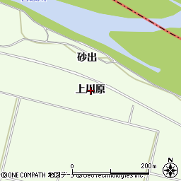 秋田県湯沢市角間上川原周辺の地図