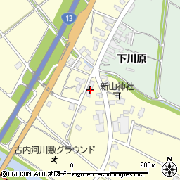 秋田県横手市十文字町佐賀会石川原2周辺の地図