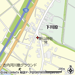 秋田県横手市十文字町佐賀会石川原2-6周辺の地図