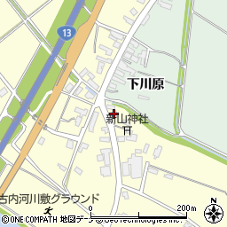 秋田県横手市十文字町佐賀会石川原2-5周辺の地図