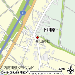 秋田県横手市十文字町佐賀会石川原2-1周辺の地図