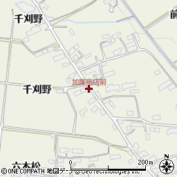 加藤商店前周辺の地図
