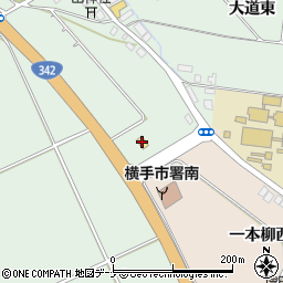 ローソン横手十文字町仁井田店周辺の地図