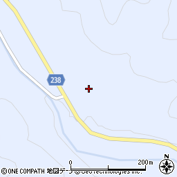 岩手県気仙郡住田町下有住新切237周辺の地図