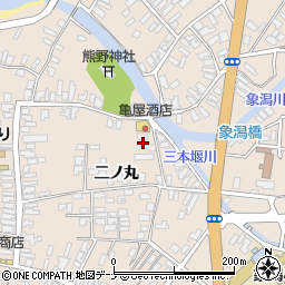 秋田県にかほ市象潟町一丁目塩越221-6周辺の地図
