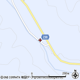 岩手県気仙郡住田町下有住新切236周辺の地図