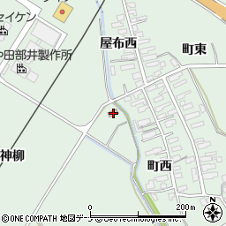 秋田県横手市十文字町仁井田朴木306周辺の地図
