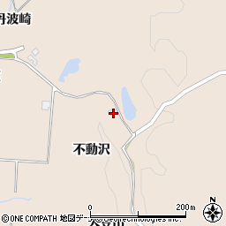 秋田県にかほ市象潟町不動沢周辺の地図