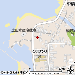 秋田県にかほ市象潟町一丁目塩越周辺の地図
