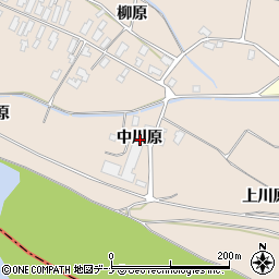 秋田県横手市十文字町鼎中川原周辺の地図