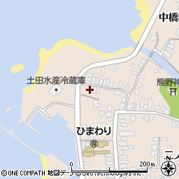 秋田県にかほ市象潟町一丁目塩越47周辺の地図