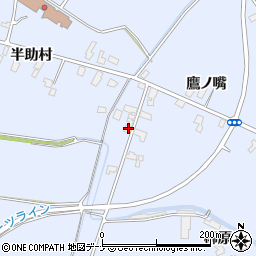 秋田県横手市増田町亀田柳原246-4周辺の地図