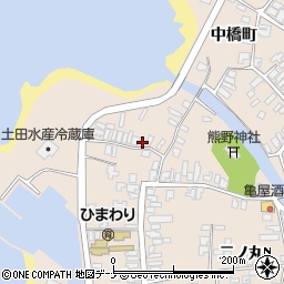 秋田県にかほ市象潟町一丁目塩越39周辺の地図