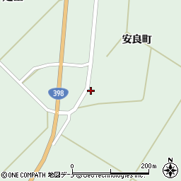 秋田県雄勝郡羽後町足田安良町37周辺の地図