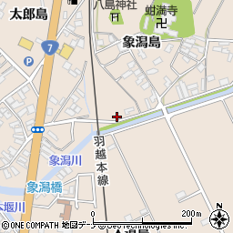 秋田県にかほ市象潟町象潟島95周辺の地図