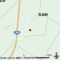 秋田県雄勝郡羽後町足田安良町36周辺の地図