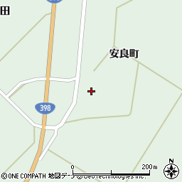 秋田県雄勝郡羽後町足田安良町34周辺の地図